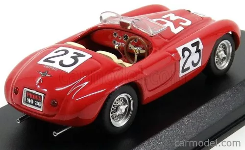 FERRARI  166MM 2.0L V12 SPIDER TEAM J.A.PLISSON N 23 24h LE MANS 1949 J.LUCAS - P.L.DREYFUS "FERRET"  RED