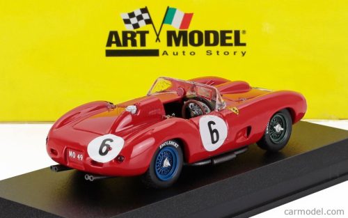 FERRARI  335S SPIDER TEAM SCUDERIA FERRARI N 6 24h LE MANS 1957 PHIL HILL - PETER COLLINS  RED