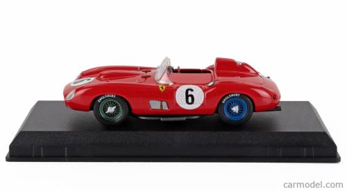 FERRARI  335S SPIDER TEAM SCUDERIA FERRARI N 6 24h LE MANS 1957 PHIL HILL - PETER COLLINS  RED