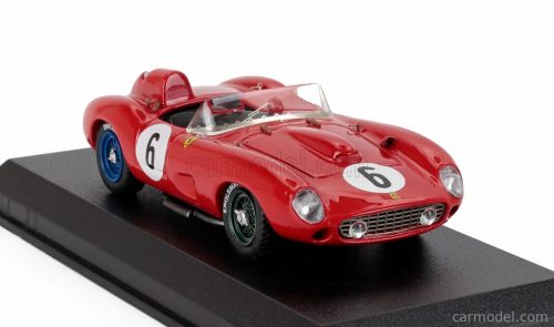 FERRARI  335S SPIDER TEAM SCUDERIA FERRARI N 6 24h LE MANS 1957 PHIL HILL - PETER COLLINS  RED