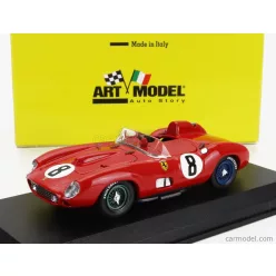   FERRARI  315S TEAM SCUDERIA FERRARI N 8 24h LE MANS 1957 STUART LEWIS EVANS - MARTINO SEVERI  RED