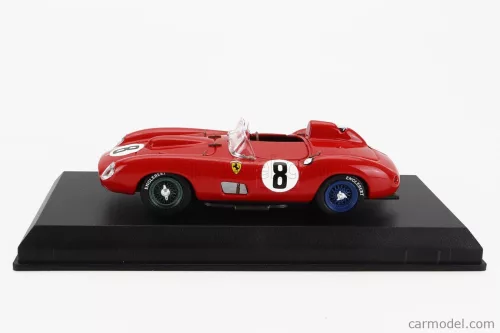 FERRARI  315S TEAM SCUDERIA FERRARI N 8 24h LE MANS 1957 STUART LEWIS EVANS - MARTINO SEVERI  RED