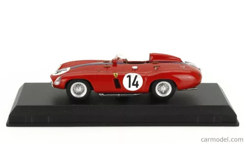 FERRARI  750 MONZA 3.0L SPIDER N 14 TEAM MIKE SPARKEN 24h LE MANS 1955  MASTEN GREGORY - MICHEL POBEJERSKY (MIKE SPARKEN)  RED BLUE