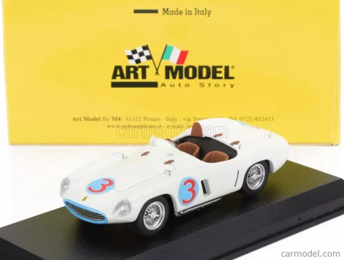 FERRARI  750 MONZA SPIDER s/n.0498 N 3 WINNER ROAD AMERICA ELKHART LAKE 1955 PHIL HILL  WHITE