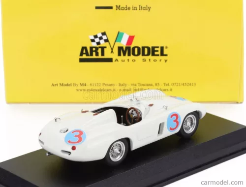 FERRARI  750 MONZA SPIDER s/n.0498 N 3 WINNER ROAD AMERICA ELKHART LAKE 1955 PHIL HILL  WHITE