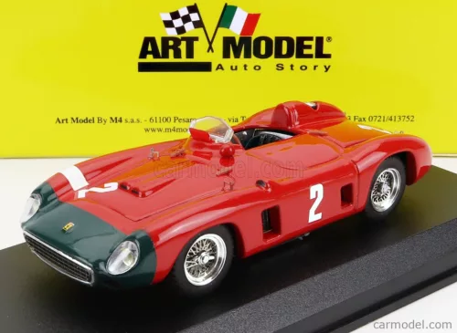 FERRARI  860 MONZA SPIDER N 2 NURBURGRING 1956 DE PORTAGO - GENDEBIEN  RED