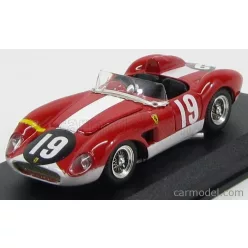   FERRARI  500TRC SPIDER N 19 NURBURGRING 1957 BAUER - KOCHERT  RED WHITE