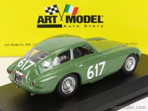 FERRARI  212 EXPORT TOURING BERLINETTA N 617 MILLE MIGLIA 1953 GERINI - DONAZZOLO  GREEN