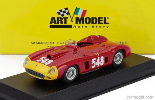 FERRARI  290MM SPIDER sn0616 N 548 WINNER MILLE MIGLIA 1956 EUGENIO CASTELLOTTI  RED YELLOW