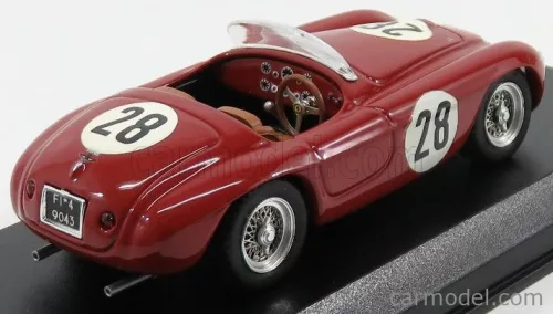 FERRARI  166 MM BARCHETTA N 28 (CHASSIS N 0790) 6th CLASS PORTUGAL GRAND PRIX 1952 C.BIONDETTI  RED