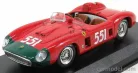 FERRARI  860 MONZA SPIDER ch.0628 N 551 2nd MILLE MIGLIA 1956 COLLINS - KLEMENTASKI