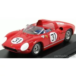   FERRARI  250P SPIDER ch.0812 N 31 2nd 12h SEBRING 1963 MAIRESSE - VACCARELLA - BANDINI  RED