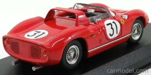 FERRARI  250P SPIDER ch.0812 N 31 2nd 12h SEBRING 1963 MAIRESSE - VACCARELLA - BANDINI  RED