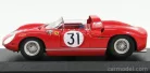 FERRARI  250P SPIDER ch.0812 N 31 2nd 12h SEBRING 1963 MAIRESSE - VACCARELLA - BANDINI  RED