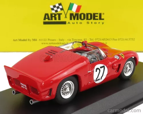 FERRARI  DINO 246 SP ch.0790 N 27 12h SEBRING 1961 R.GINTHER - W.VON TRIPS