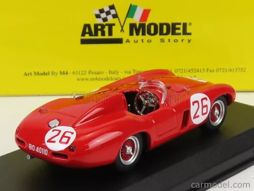 FERRARI  750 MONZA SPIDER 3.0L ch.0496M N 26 12h SEBRING 1955 A.DE PORTAGO - U.MAGLIOLI