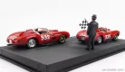 FERRARI DIORAMA SET 2X 315S SPIDER sn0684 N 535 WINNER MILLE MIGLIA 1957 P.TARUFFI + N 532 2nd MILLE MIGLIA 1957 W.VON TRIPS
