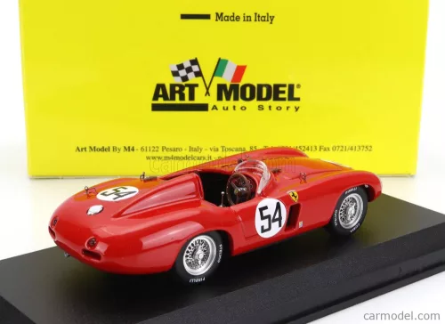 FERRARI  750 MONZA SPIDER N 54 WINNER TUNISI GP 1955 LUIGI PIOTTI  RED
