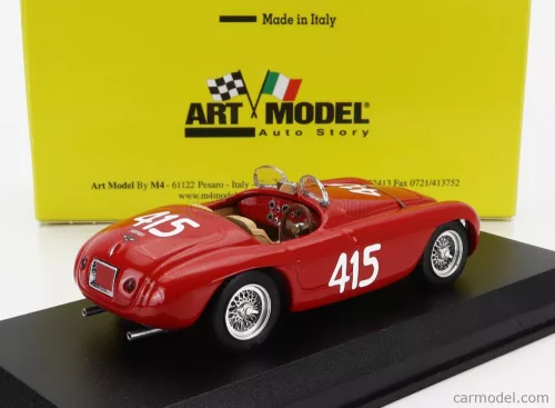 FERRARI  166MM SPIDER BARCHETTA N 415 GIRO DI SICILIA 1951 PAOLO MARZOTTO - MARINO MARINI  RED