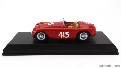 FERRARI  166MM SPIDER BARCHETTA N 415 GIRO DI SICILIA 1951 PAOLO MARZOTTO - MARINO MARINI  RED