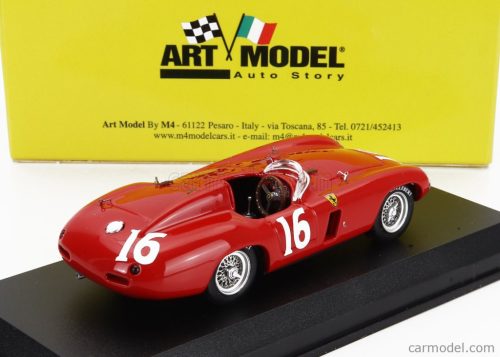 FERRARI  750 MONZA SPIDER N 16 SUPERCORTEMAGGIORE GP MONZA 1955 UMBERTO MAGLIOLI - MIKE HAWTHORN  RED