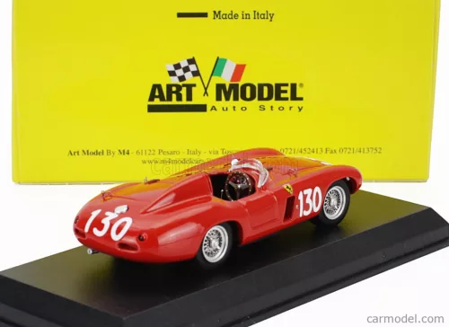 FERRARI  750 MONZA SPIDER s/n.0578 N 130 WINNER CIRCUITO DEL MUGELLO 1955 UMBERTO MAGLIOLI  RED