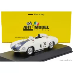   FERRARI  750 MONZA SPIDER s/n.0578 N 25 2nd 12h SEBRING 1955 PHIL HILL - CARROLL SHELBY  WHITE BLUE