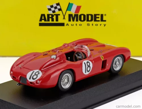 FERRARI  860 MONZA sn0602 N 18 2nd 12h SEBRING 1956 LUIGI MUSSO - HARRY SCHELL  RED