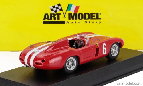 FERRARI  750 MONZA SPIDER s/n.0554 N 6 EIFELRENNEN NURBURGRING 1955 MASTEN GREGORY  RED WHITE
