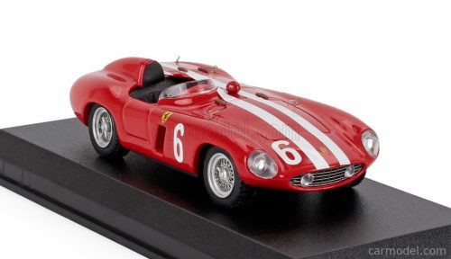 FERRARI  750 MONZA SPIDER s/n.0554 N 6 EIFELRENNEN NURBURGRING 1955 MASTEN GREGORY  RED WHITE