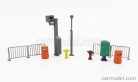 ACCESSORIES  SET TRANSENNE STREET - BARRICADES - SEMAFORO - TRAFFIC-LIGHTS  /