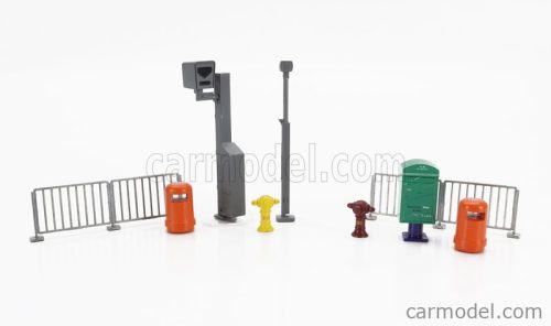 ACCESSORIES  SET TRANSENNE STREET - BARRICADES - SEMAFORO - TRAFFIC-LIGHTS  /