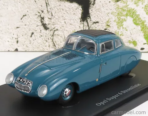 OPEL  SUPER 6 STREAMLINER GERMANY 1938  GREY BLUE
