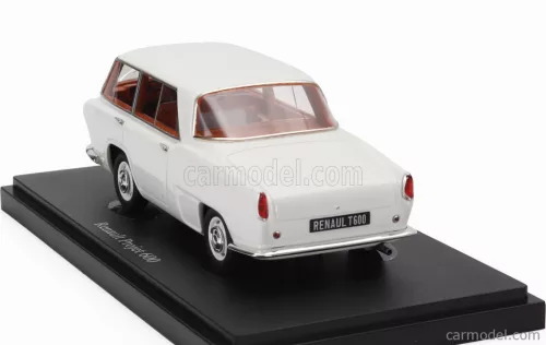 RENAULT  PROJET 600 FRANCE 1957  WHITE RED