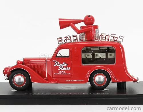STEYR  XX VERSUCHSWAGEN - RADIO REISS - AUSTRIA 1929  RED