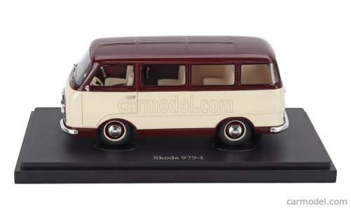 SKODA  979-I MINIBUS PROTOTYPE CZECH REPUBLIC 1956  IVORY DARK RED