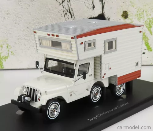 JEEP  CJ5 UNIVERSAL CAMPER USA 1969  WHITE RED