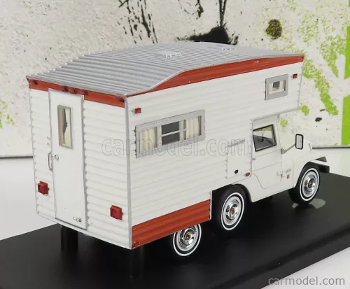 JEEP  CJ5 UNIVERSAL CAMPER USA 1969  WHITE RED