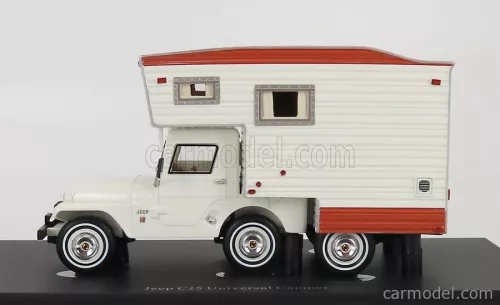 JEEP  CJ5 UNIVERSAL CAMPER USA 1969  WHITE RED