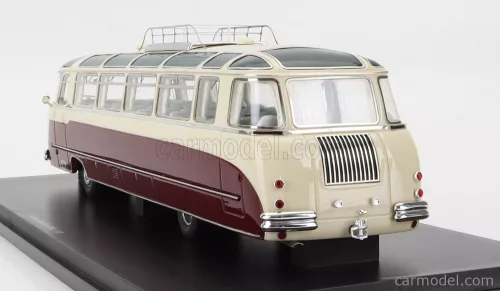 KRAUS  MAFFEI AUTOBUS KML 110 GERMANY 1959  RED IVORY