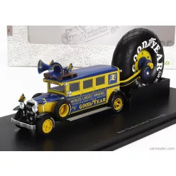   BUICK  GOODYEAR AIRWHEEL PROMOTION AUTOBUS USA 1929  YELLOW BLUE