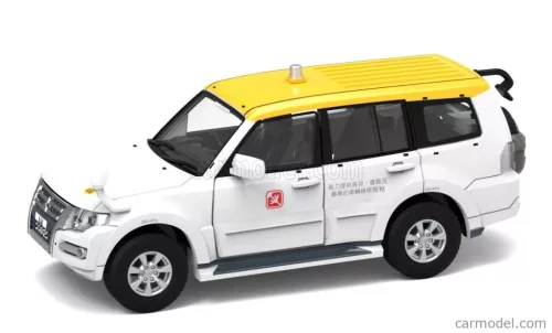 MITSUBISHI  PAJERO EMSD 2015  WHITE YELLOW