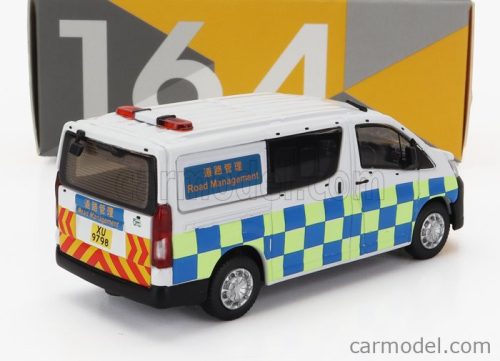 TOYOTA  HIACE MINIBUS HONG KONG POLICE 2009  WHITE BLUE YELLOW
