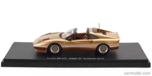 FERRARI  308 GTS SPIDER 1978 - PERSONAL CAR GEORGE BARRIS  GOLD MET COPPER MET
