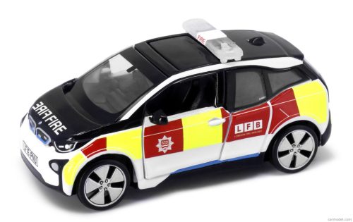 BMW  i3 LONDON FIRE ENGINE BRIGADE DEPARTMENT (B39) 2014  BLACK WHITE RED YELLOW