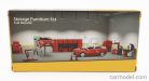 ACCESSORIES  SET GARAGE STORAGE FORNITURE  RED