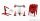 ACCESSORIES  SET OFFICINA GARAGE ENGINE MAINTENANCE  RED SILVER