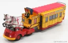TRUCK  PINDER CIRCUS CREPERIE SNACK BAR 1955  YELLOW RED