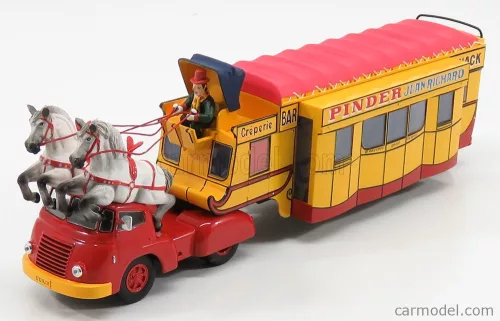 TRUCK  PINDER CIRCUS CREPERIE SNACK BAR 1955  YELLOW RED