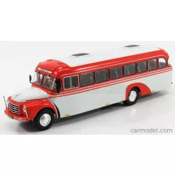 VOLVO  B375 AUTOBUS SWEDEN 1957  ORANGE WHITE
